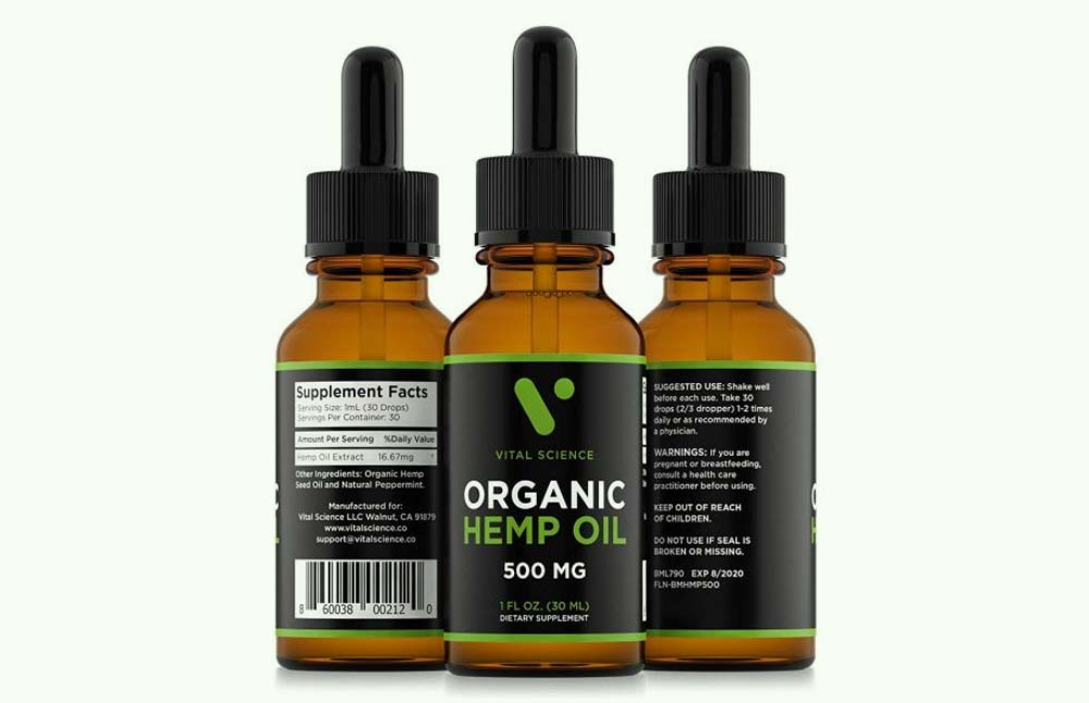 Vital Science Organic Hemp Oil