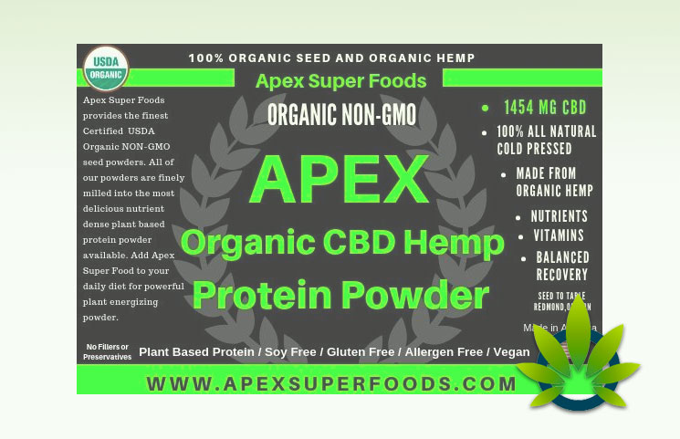 APEX CBD Hemp Protein Powder