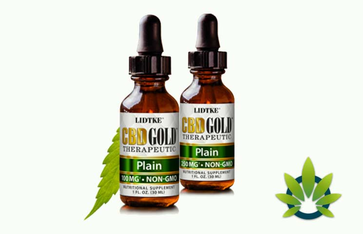 Lidtke CBD Gold: Therapeutic Cannabidiol Oil Tinctures with Infused Ingredients