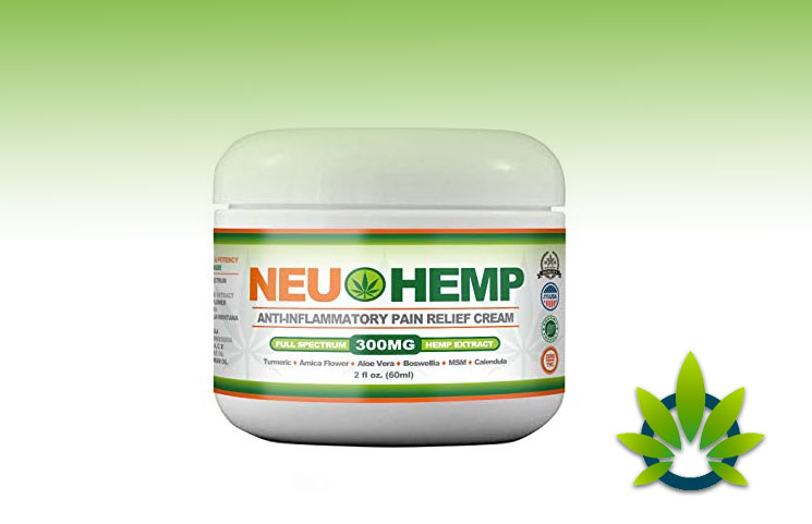 NeuHemp Anti-Inflammatory Pain Relief Cream With Full Spectrum Hemp Extract