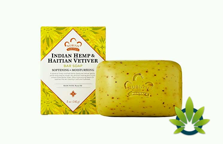 nubian indian hemp and haitian vetiver soap