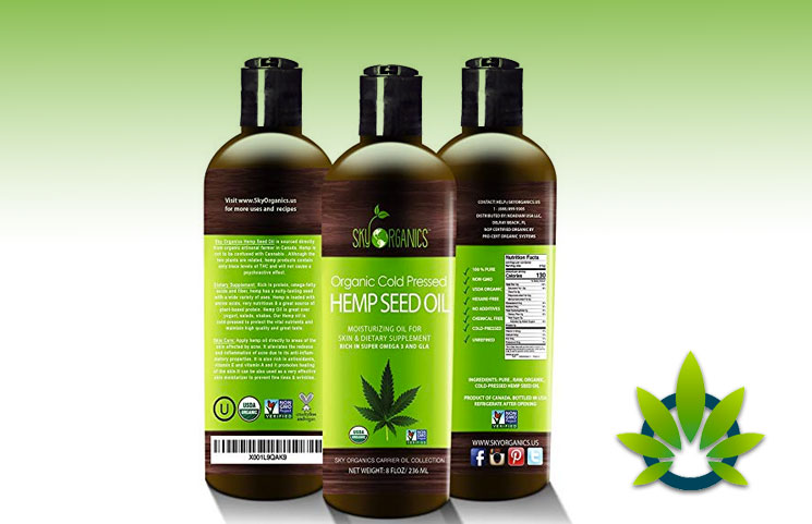 Sky Organics Organic Cold-Pressed Hemp Seed Oil